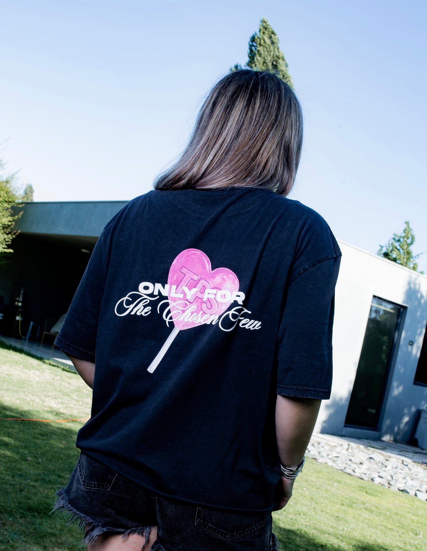 POLERA CHOSEN BOXY ACIDWASH