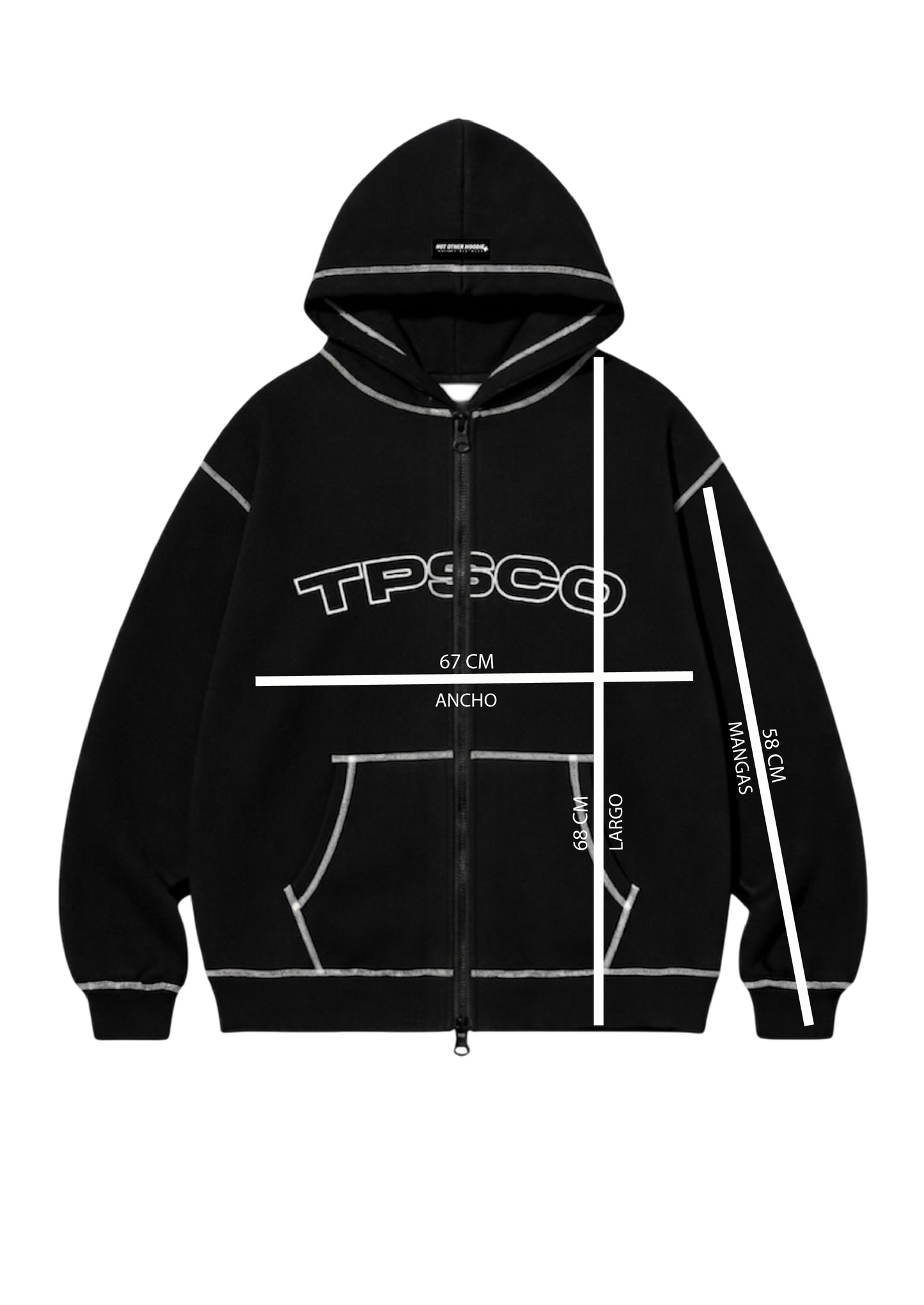 HOODIE DOBLE ZIP