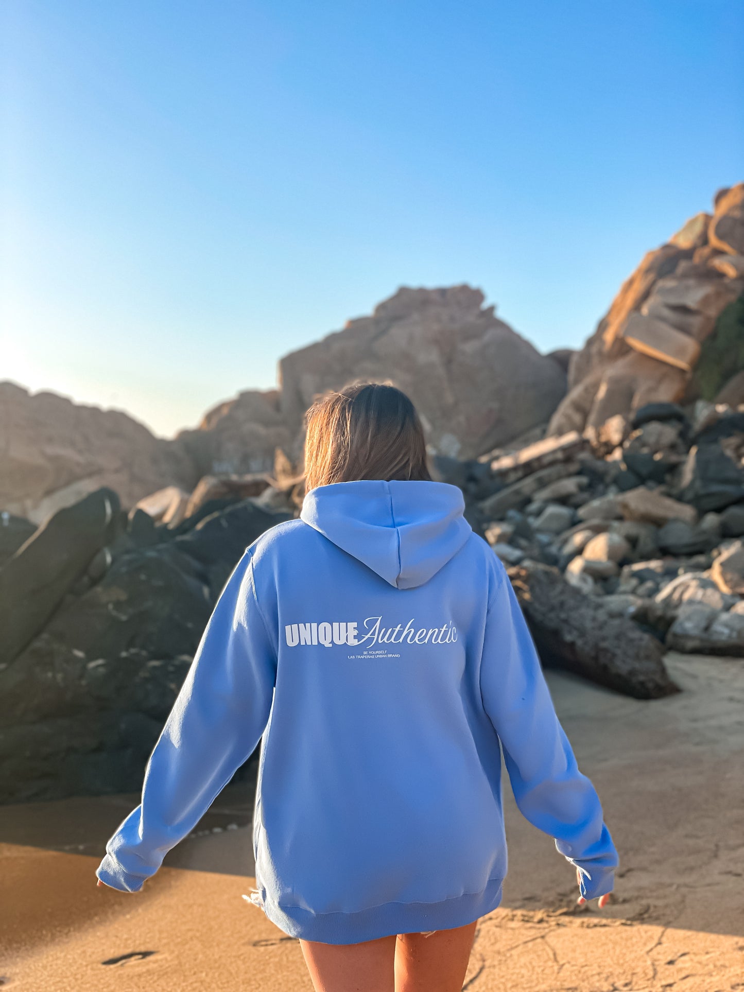 HOODIE SKY BLUE