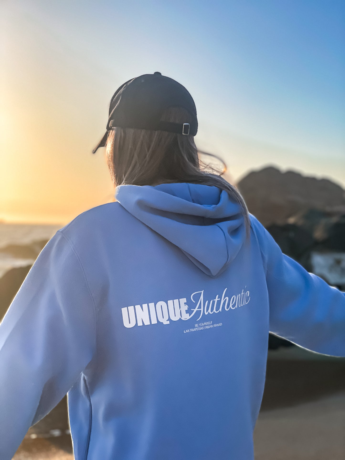HOODIE SKY BLUE