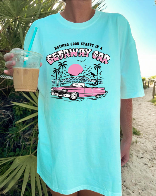 POLERA OVERSIZED BEACH CAR