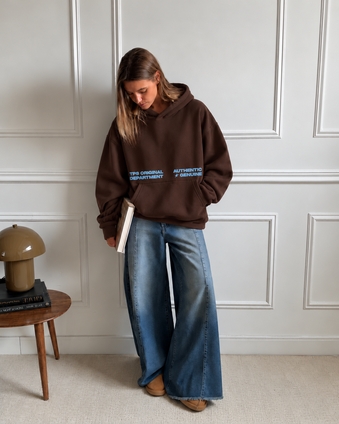 TPS ORIGINAL BROWN ICE HOODIE