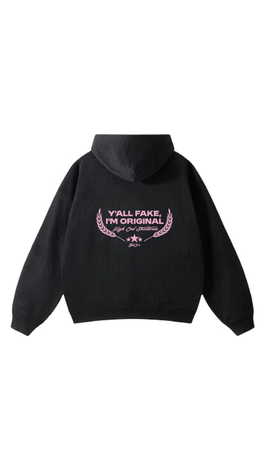 HOODIE BLACK ROSE