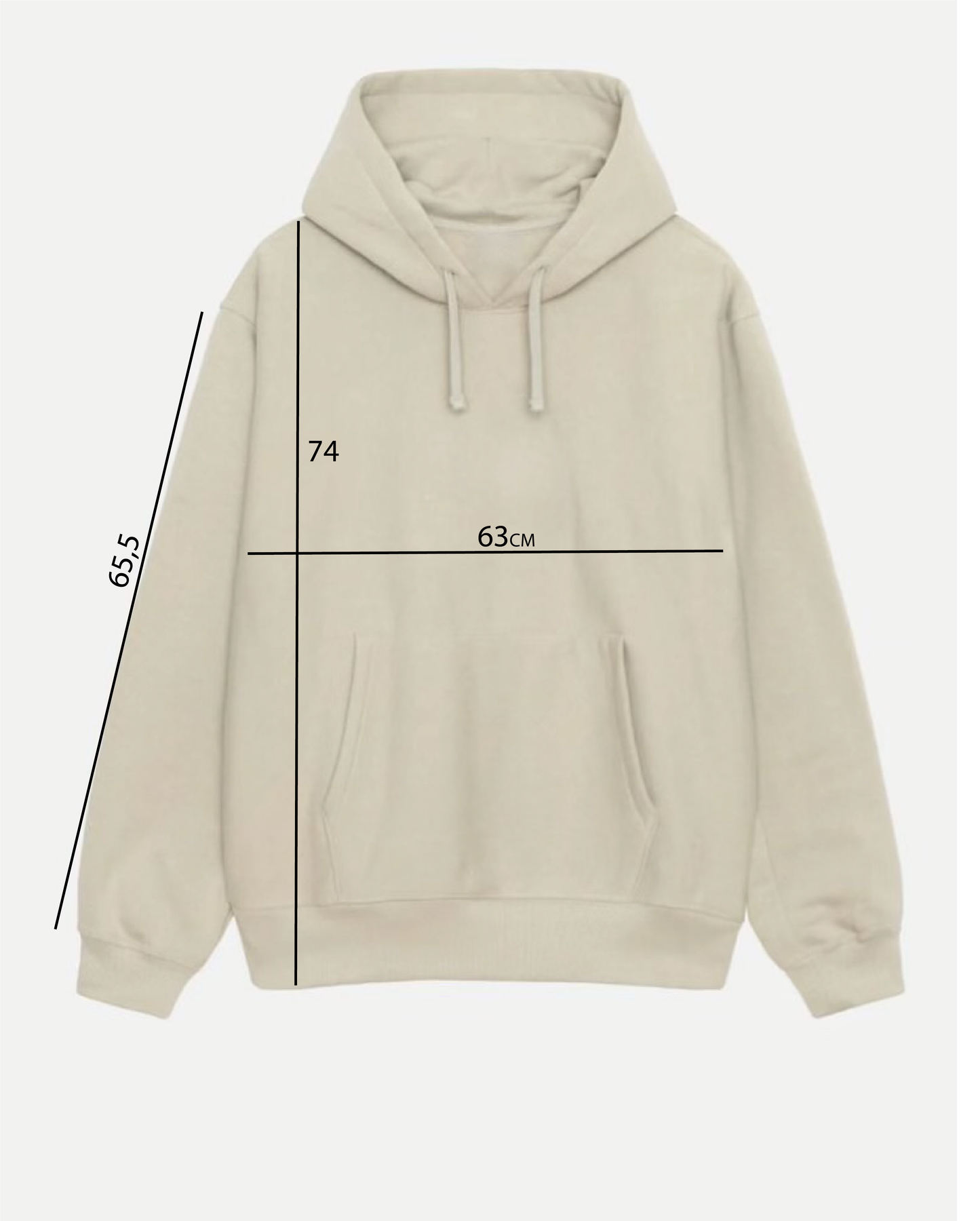 HOODIE OVERSIZED CACAO