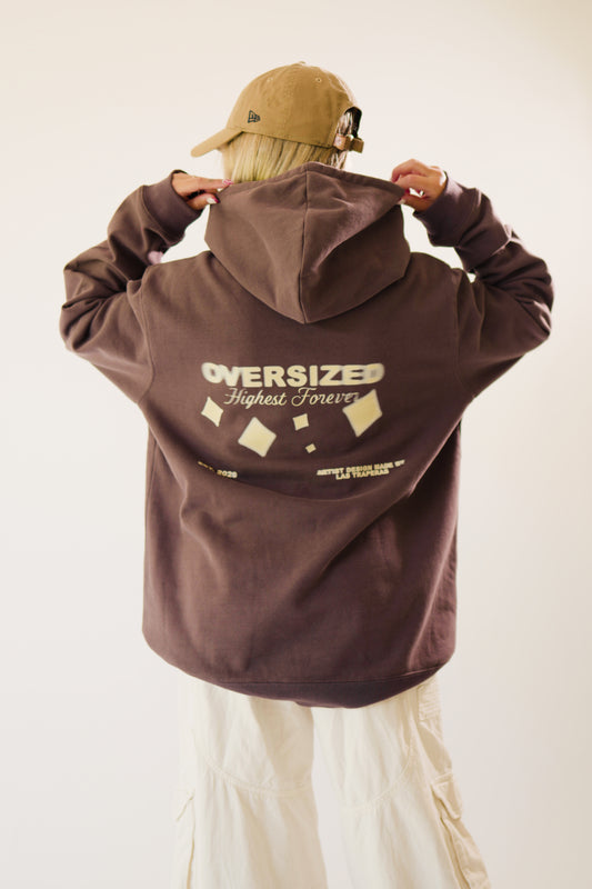 HOODIE OVERSIZED CACAO