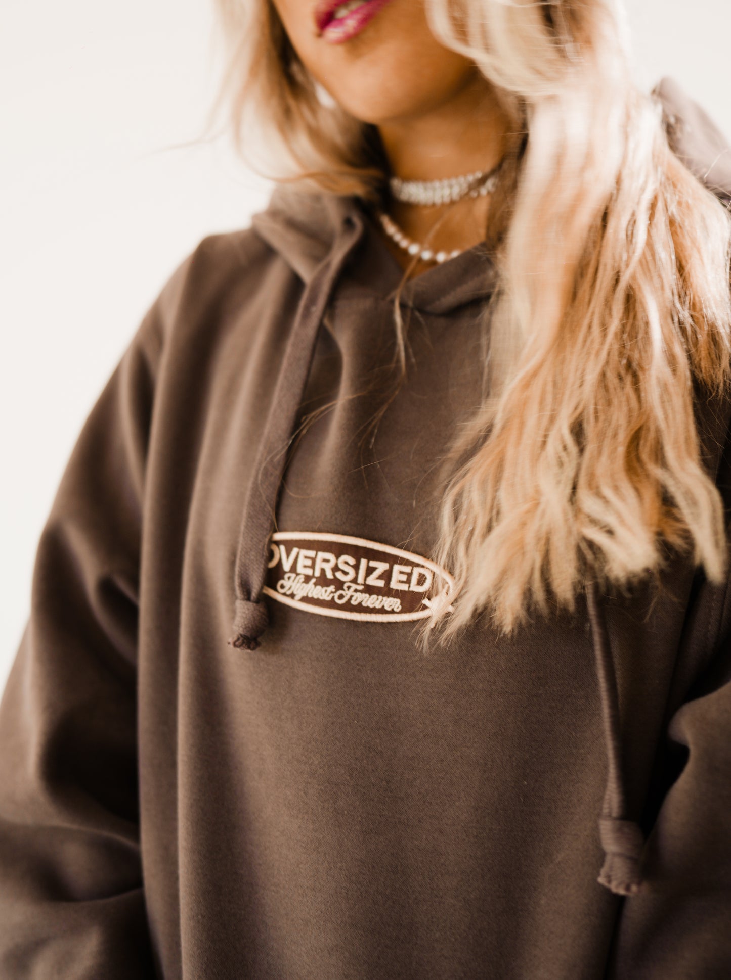 HOODIE OVERSIZED CACAO